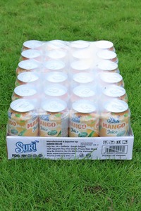 Jus de mangue Suri 330ml en canette, boisson aux fruits 100% naturelle, faible en gras, aromatisée, prête à boire, boisson rafraîchissante du Vietnam - Product Image 5