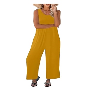 Combinaison pour femme de haute qualité, couleur unie, 100% coton, décontractée, respirante, col en V, manches longues, écologique, best-seller - Product Image 1