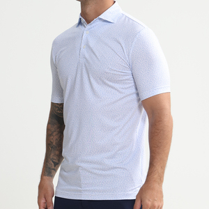 Polos de Golf de Lujo Personalizados con Bordado, de Manga Corta, Talla Grande, con Estampado Completo, en Spandex y Poliéster de Alta Calidad - Product Image 3