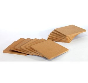 Sous-verres et tapis en MDF pour sublimation, supports vierges en bois MDF, nouveaux sous-verres de table personnalisables pour artisanat - Product Image 1