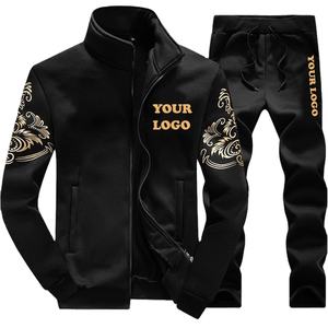 Nouveau survêtement personnalisé à panneaux multicolores graphiques personnalisés costumes empilés hommes survêtement mode hommes vêtements de sport survêtement - Product Image 1