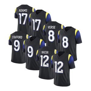 Venta al por Mayor de Camisetas de Fútbol Americano Bordadas para Hombre, Camisetas Deportivas de Fútbol Americano de EE. UU. con Número Sublimado - Product Image 6