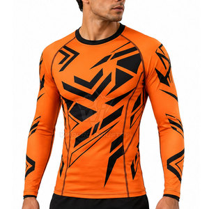 Training <b>Compression</b> Rash Guard for Men Long Sleeve Quick Dry Athletic <b>Shirt</b> for Fitness Swimming Running and Surfing - Product Image 6