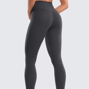 Leggings de yoga décontractés taille haute longueur cheville pour femmes, respirants, vente en gros - Product Image 3