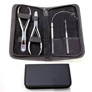 Kit de Herramientas Profesional para la Instalación de Extensiones de Cabello Humano, Incluye Herramientas de Aplicación y Accesorios Completos - Product Image 6