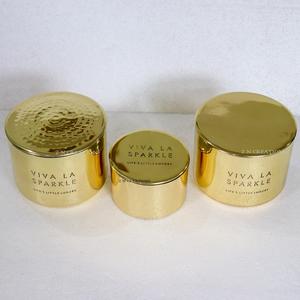 Bocaux à bougies en laiton doré de 12 oz de haute qualité, faits à la main, durables, avec logo personnalisé, contenants vides pour la fabrication de bougies, décoration brillante pour la maison - Product Image 5