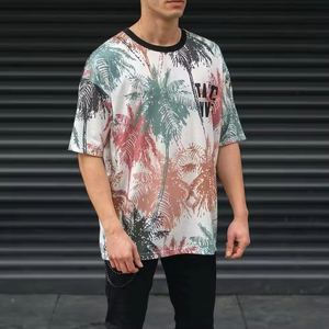 T-shirts légers à manches courtes fabriqués en usine, impression par sublimation, vêtements pour hommes, t-shirts tendance de haute qualité pour hommes - Product Image 5