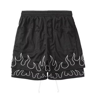 New Arrival Street Gym Quick Dry Cotton <b>Cargo</b> <b>Shorts</b> for Men-Breathable Fleece Comfort Elastic Waistband <b>Long</b> Drawstring - Product Image 3