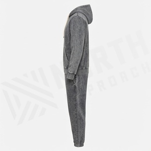 Men Acid Washed <b>Tracksuit</b> Breathable Comfortable Sports Wear Premium Gym Workout Athletic Custom Fit Jogger Suits Outfits - Product Image 2