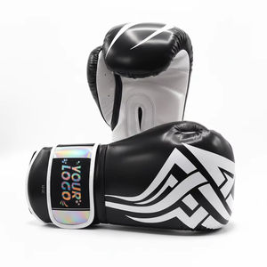 Gants de boxe en cuir synthétique PU de haute qualité à prix avantageux _ Fabricant de gants de boxe en cuir PU du Pakistan _ - Product Image 3
