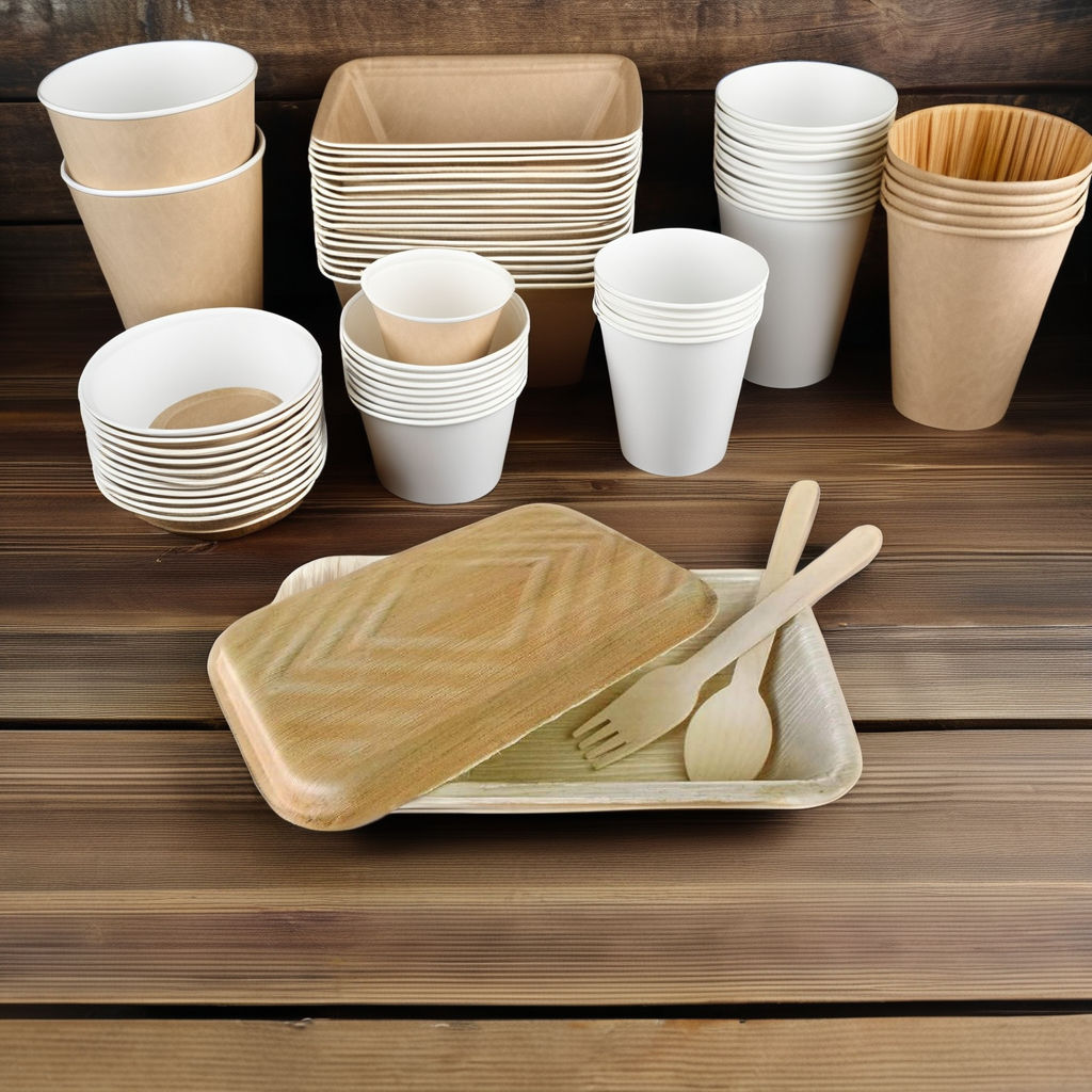 Ecológico hoja de palma para soluciones de comida convenientes