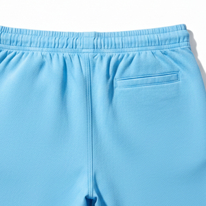 Shorts d'été unisexes en coton premium, finition brossée, toucher doux, shorts décontractés, taille élastique, vêtements de détente confortables - Product Image 4