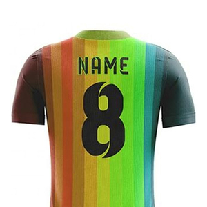 Uniformes de Fútbol Transpirables de Secado Rápido, Ligeros, Cuello Redondo, Sin Costuras, 100% Poliéster, Manga Corta, Conjunto de Alta Calidad con Logotipo Personalizado - Product Image 5