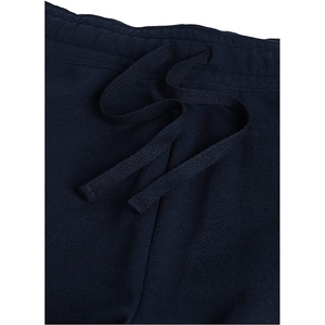 <b>Men</b> <b>Navy</b> Blue Sweatpants Elastic Waist Drawstring Cuffed Ankle Side Pockets Casual <b>Joggers</b> Midweight Cotton Pants - Product Image 3
