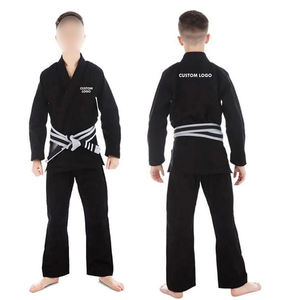 OEM Judo Suit High Quality Breathable Stretch 100% Cotton Martial Arts Wear Front Logo Automated Cutting Custom Training Uniform - Product Image 1