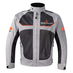 Chaqueta de Motocicleta de Cuero para Adultos Unisex, Invierno, Transpirable, Resistente al Viento, Tallas Grandes, Protección Contra Impactos, Reflectante, Manga Larga - Product Image 2