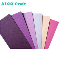 Cartulina con textura colorida, papel para álbum de recortes, 152x152mm, pulpa recubierta sin recubrimiento, fabricación de tarjetas DIY, impresión química personalizada, posibles regalos