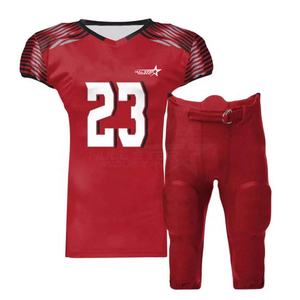 Maillot de football américain personnalisé pour hommes, uniforme d'équipe, tissu extensible respirant, impression par sublimation, grande taille, vêtements de sport OEM ODM - Product Image 6