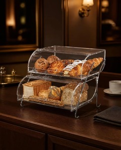 Vitrina Moderna Personalizada para Pasteles y Postres de Acrílico con Acabado Brillante, de Uso Exterior y Autoportante - Product Image 3