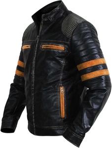 Premium <b>Mens</b> <b>Leather</b> <b>Jacket</b> Vintage Genuine <b>Leather</b> Timeless Classic Fashion Comfortable Everyday Wear - Product Image 5