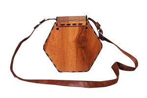 Pochette en bois faite à la main, prix de gros, sac de soirée de créateur pour femme, idéal pour les fêtes, mariages et occasions festives - Product Image 4