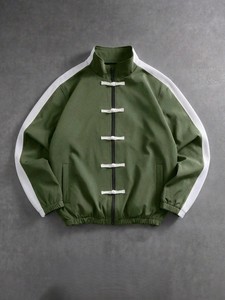 Veste coupe-vent légère à imprimé géométrique pour hommes, vente en gros, pour marques de streetwear, directement de l'usine, en vrac - Product Image 5