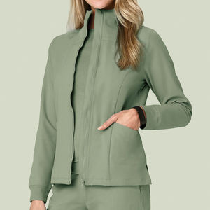 Uniformes Médicos Personalizados de Fábrica, Chaquetas de Enfermería, Conjuntos de Uniformes para Doctores, Pantalones Deportivos de Spandex, Chaquetas de Enfermera para Hospital - Product Image 2