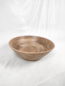 Nouvel Arrivage – Bol en Bois Naturel Personnalisable avec Impression Émaillée pour la Maison – Bol de Service Rond en Bois pour la Cuisine - Product Image 2