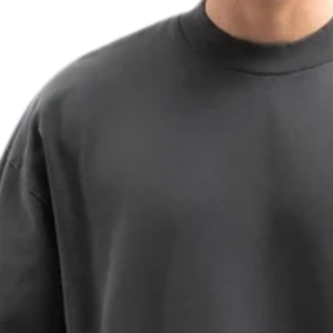 T-shirt Homme Coupe Boxy Col Rond Manches Courtes Décontracté Streetwear Lourd Personnalisable Fabricant de Vêtements - Product Image 5