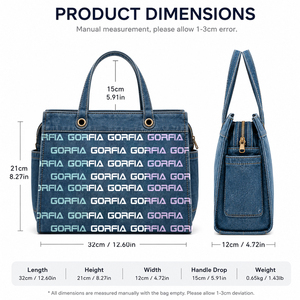 Nuevo Bolso de Hombro de Mezclilla Estilo Coreano Retro para Mujer, de Gran Capacidad, con Diseño de Organizador con Múltiples Bolsillos, Nuevo Bolso Tote de Mezclilla - Product Image 5