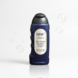 Gel de Ducha y Champú Herbal Personalizado para Mujer, 1000 ml, Limpieza Profunda del Cuerpo con Espuma - Product Image 1