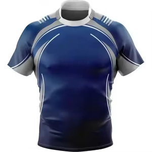 Camiseta de Rugby, Ropa Deportiva Resistente para Entrenamiento, Camiseta de Rugby Personalizada OEM, Proveedor de Ropa Deportiva con Diseño Personalizado para Equipos - Product Image 6