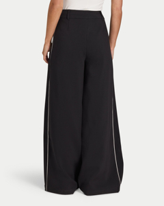 Pantalon de survêtement pour femmes en coton de haute qualité, coupe ample avec cordon de serrage à la taille, pantalon de jogging pour femmes avec poches latérales, convient aux filles - Product Image 2