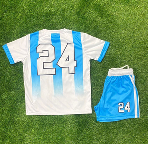 Uniforme de Fútbol de Diseño Único, Color y Logotipo Personalizados, Ropa Deportiva de Fútbol de Secado Rápido, Cómoda y Transpirable - Product Image 5