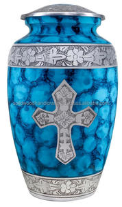 Urnes funéraires en laiton décoratives de haute qualité, faites à la main, pour hommes et femmes. - Product Image 3