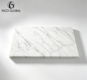 เขียงหินอ่อน RICO GLOBAL หนา 1 ซม. อุปกรณ์ครัวแบบใช้ซ้ำได้สำหรับเตรียมอาหาร - Product Image 1