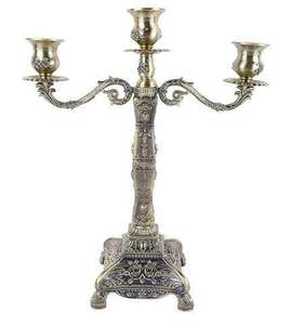 Candelabro de Estilo Vintage para Navidad, Decoración Interior de Lujo, Iluminación Romántica para Mesa de Comedor, Candelabro Clásico para Decoración del Hogar - Product Image 1
