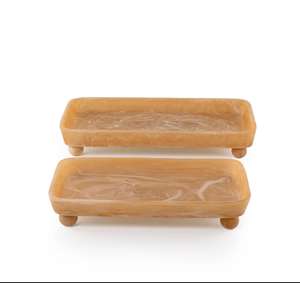 ถาดเรซิ่นรูปสี่เหลี่ยมผืนผ้าสำหรับใส่ช็อกโกแลต ขนมหวาน ของว่าง สำหรับเทศกาลรอมฎอนและอีด ปลอดสารตะกั่ว ขายส่ง - Product Image 5