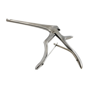 Pinza de sujeción ósea tipo pistola de acero inoxidable de 90 mm para microcirugía oftálmica, instrumento microquirúrgico con punta de empuje - Product Image 1
