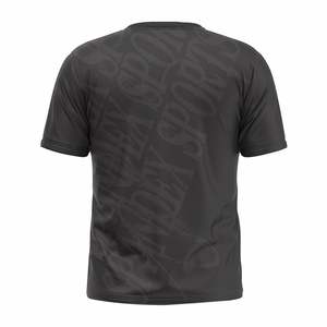 T-shirt personnalisé pour homme, style hip-hop, 100 % polyester, coupe classique, logo personnalisé, fabricant OEM ODM, vêtements streetwear. - Product Image 2