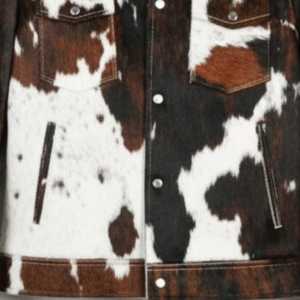Veste de motard en cuir de vache véritable pour homme, col rabattu, fermeture éclair brodée, coupe classique, hiver, décontractée - Product Image 6