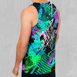 Débardeurs personnalisés respirants en maille à séchage rapide imprimés par sublimation pour hommes – Vêtements de sport pour la course et le fitness (vente en gros) - Product Image 4