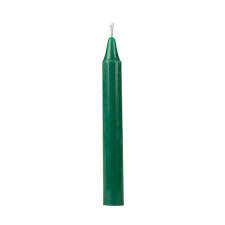 Velas de Parafina Rectas Hechas a Mano de 4 Pulgadas, Color Verde, Ecológicas, Religiosas, para Iglesias, Templos, Decoración del Hogar - Product Image 3
