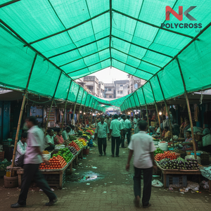 Bâche d'ombrage imprimée en toile pour marché de détail, légère, pour branding, utilisation sur stand de marché, pour le marché indien - Product Image 3