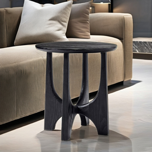 Table d'appoint moderne en bois massif pour hôtels et villa de chambre à coucher de hall de salon - Product Image 4