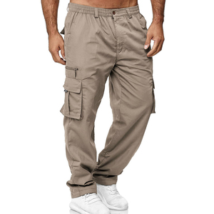 Multi-pocket Long Tactical Cargo Pants Men Outdoor Waterproof Quick Dry Breathable Oversized Hiking Hunting <b>Trousers</b> Casual Wear - Product Image 4