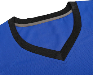 Camiseta de Fútbol Profesional, Malla de Poliéster, Acabado Bordado Premium, Uniforme de Equipo Personalizado, Fabricante de Marca Privada, Cuello en V, Manga Corta - Product Image 4