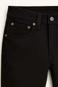 Pantalon en jean stretch coupe droite pour homme, étiquette personnalisée, tissu en coton épais pour un usage décontracté, pantalon pour homme - Product Image 5