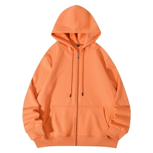 Custom Embroidered Streetwear HighQuality Embroidered <b>Zip</b> up Hoodie Custom Pullover Hoodie Custom Printing <b>Zip</b> up Hoodie - Product Image 2