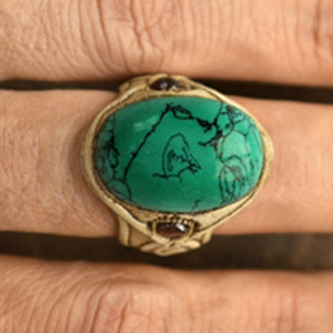 Collier en pierre naturelle polymère, ajustable, avec pierres précieuses, idéal pour mariage, fiançailles ou cadeau - Product Image 1